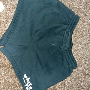 White Fox Black Shorts